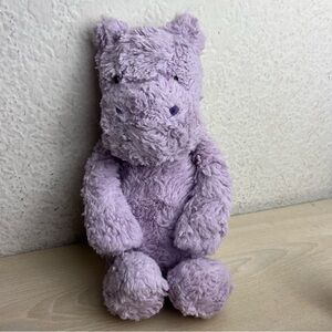 Jellycat Bashful Hippo Plush Purple Lilac Lavender London Soft Toy Medium 12in